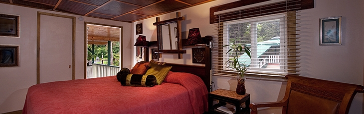 One of Chalet Kilauea Collection's hotels in Volcano Hawaii, The Inn at Volcano.